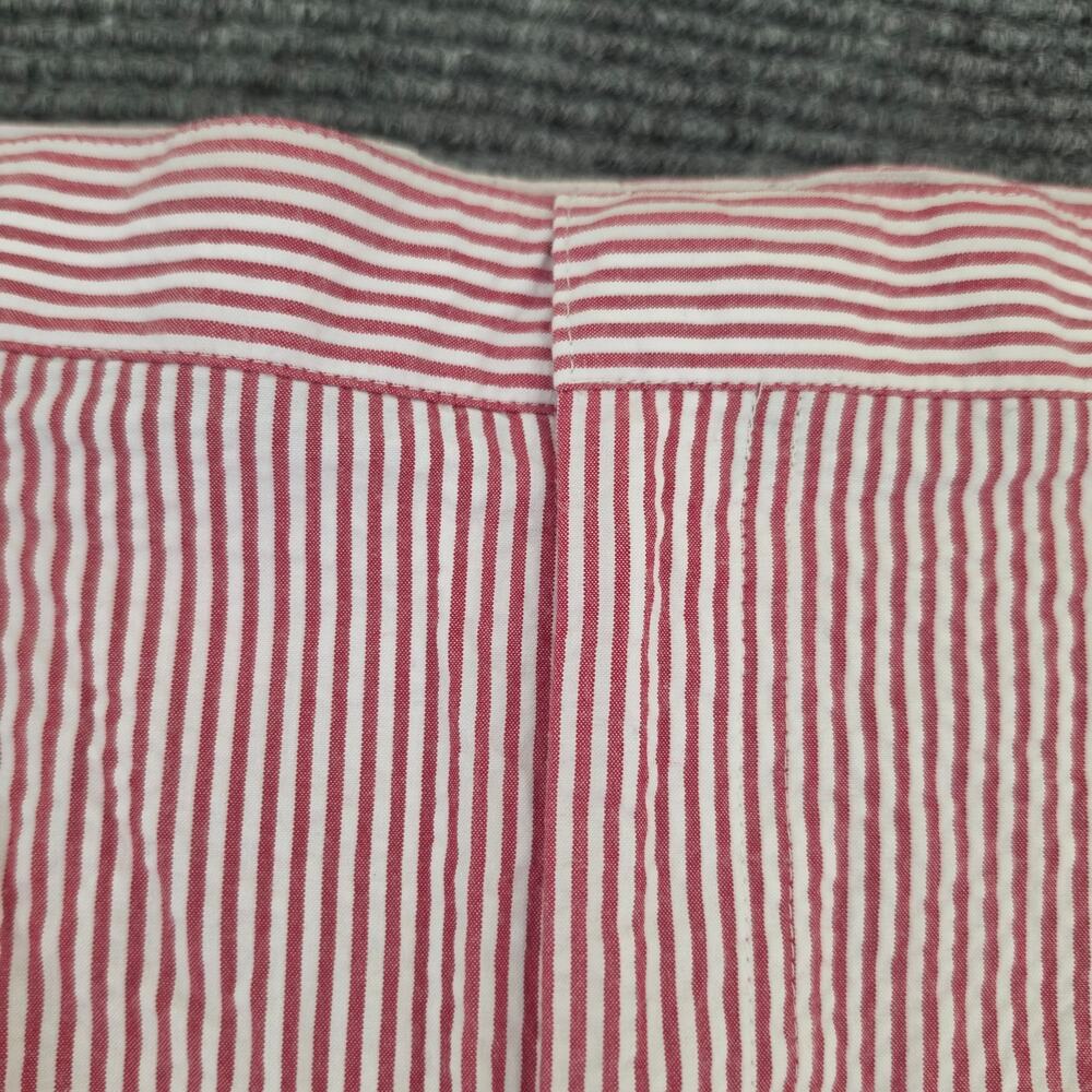 Cutter & Buck Men's Size 40 100% Cotton Red and White Seersucker Shorts - Picture 5 of 10